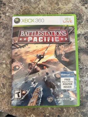 Battlestations: Pacific Xbox 360 Complete CIB w/ Manual + Original Poster
